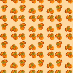 Pattern, pumpkins, harvest, Halloween, pumpkin
