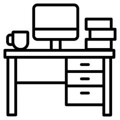 Workplace Desk icon