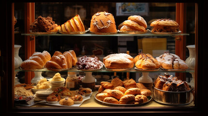 Bake Pastry Bakery Window Pastries