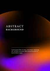 Fototapeta premium Poster background colorful vector abstract gradient