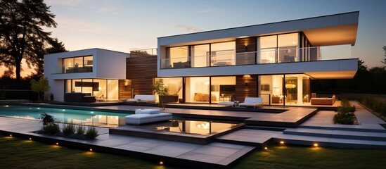 Modern architectural design for a home