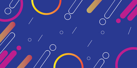 Colorful background with geometric shapes