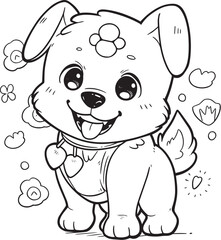  illustration of a dog