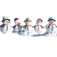 a snowy Christmas winter. Generative AI