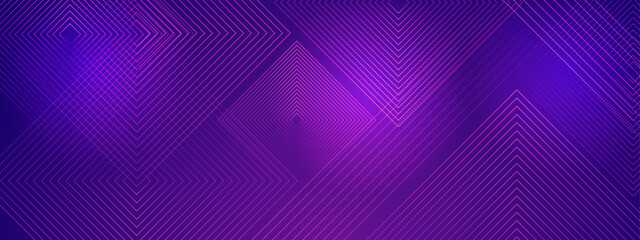 Fototapeta na wymiar Purple violet abstract dynamic line stripe banner