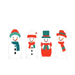 a snowy Christmas winter. Generative AI