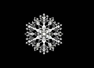 a snowy Christmas winter. Generative AI