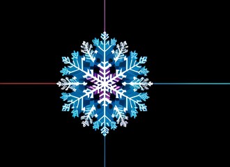 a snowy Christmas winter. Generative AI