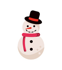 christmas snowman character