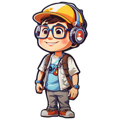 Cute cartoon cameramen
