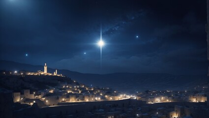 Bethlehem star, Christmas.