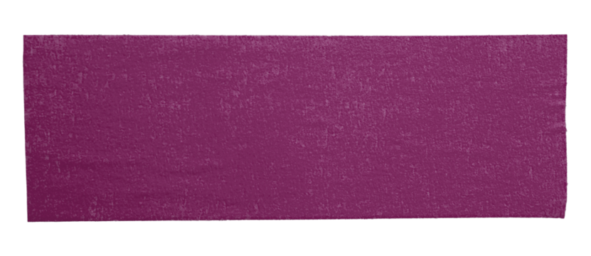 dark purple crumpled torn tape isolated on transparent background