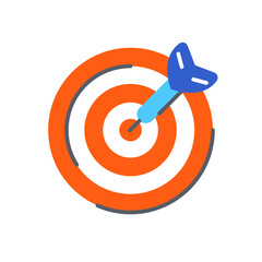 Bullseye aim goal emoji icon