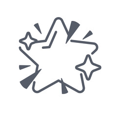 Star gold review emoji icon