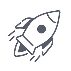 Rocket launch emoji icon