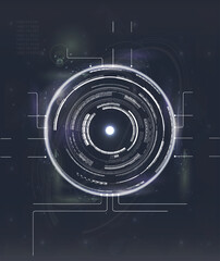 Vector HUD Circle Widgets