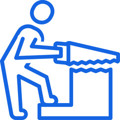 illustration of a icon carpentry 