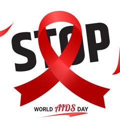 world aids day vector design