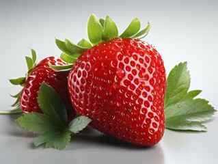 Fresh strawberry. Isolated.