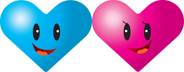 ハートのカップル
