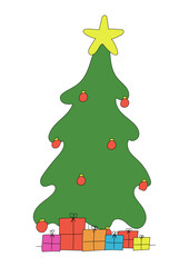 Fototapeta premium Weihnachtsbaum