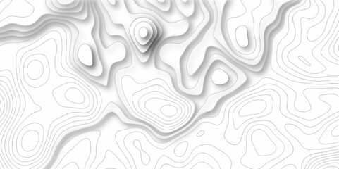 Background lines Topographic map. Geographic mountain relief. Abstract lines background. Contour maps. Vector illustration, Topo contour map on white background, Topographic contour lines.