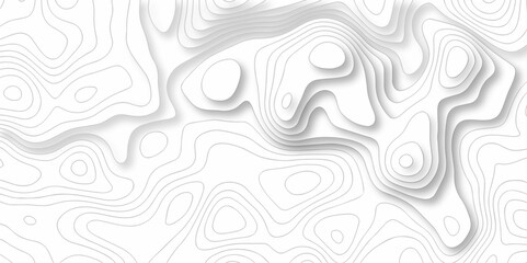 Background lines Topographic map. Geographic mountain relief. Abstract lines background. Contour maps. Vector illustration, Topo contour map on white background, Topographic contour lines.