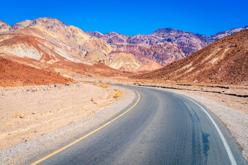 Road through Death Valley