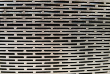 steel iron plate. Metal plate background or steel texture surface.  perforated metal sheet.