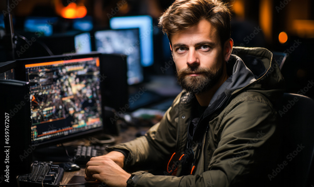 Poster mastermind of computer security: specialist in regulating data access