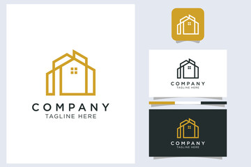 line house logo modern 