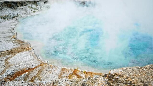 Hot Spring In Yellowstone