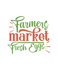 Farmers Market Fresh Eggs svg