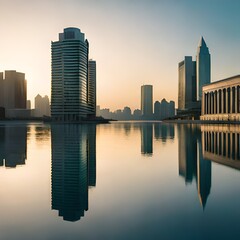 Obraz premium country skyline at sunset