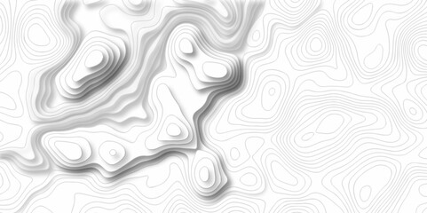 Background lines Topographic map. Geographic mountain relief. Abstract lines background. Contour maps. Vector illustration, Topo contour map on white background, Topographic contour lines.