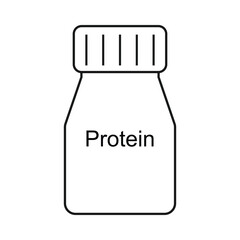protein icon vector