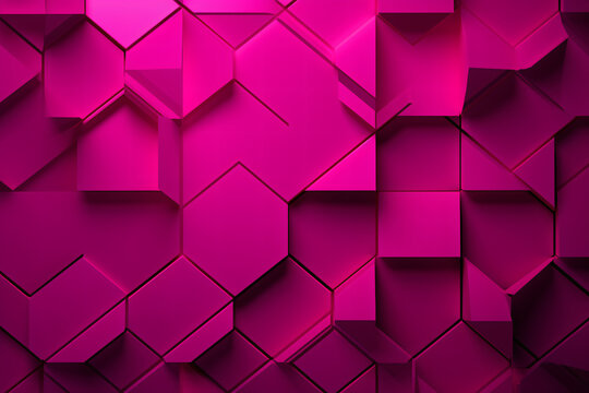 magenta color geometric background