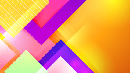 Colorful colourful gradient abstract background with geometric shape