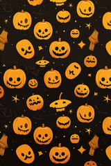 Halloween poster background Generative AI