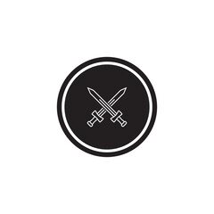 sword icon vector