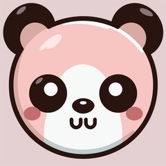 Fototapeta premium Kawaii Panda Illustration