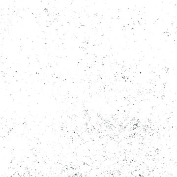 Grunge surface texture with dirty small spots, grit and noise. Abstract background with randomly filling small dirty spots. Overlay template. Vector