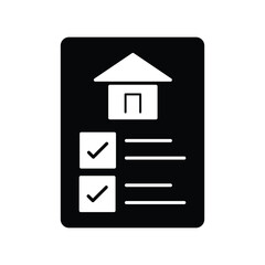 Real Estate set of web fill icons. Realty icons for web and mobile app. Purchase and sale of housing, property, rental premises, insurance, realty, home loan Editable and Modern Design Icon.