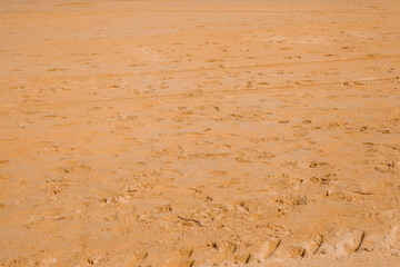 Sabbia color oro texture e pattern.