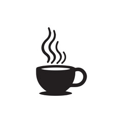 Simple coffee logo design vector