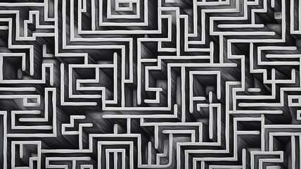 texture background maze, labyrinth abstract puzzle game map, ornament