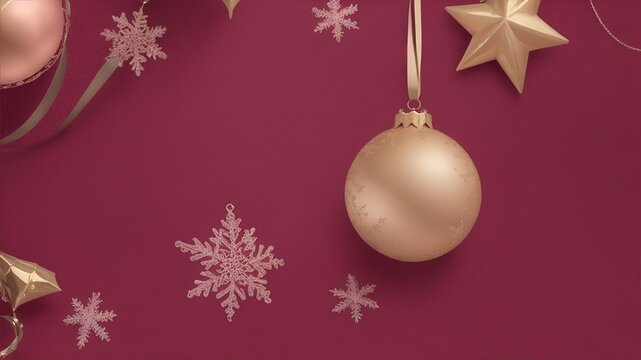 Christmas Maroon Background With Copy Space. Beautiful Christmas Background Wallpaper. Winter Christmas Background. Merry Christmas Images. Christmas Background Images Free Download