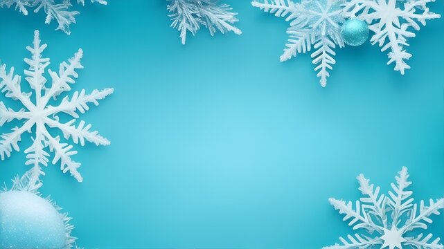 Christmas Aqua Background With Copy Space. Beautiful Christmas Background Wallpaper. Winter Christmas Background. Merry Christmas Images. Christmas Background Images Free Download