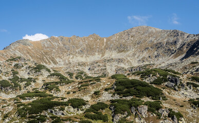 Mountain landscape in National Park Retezat, Romania. 