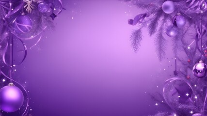 Fototapeta na wymiar Purple Color Christmas Background With Copy Space. Beautiful Christmas Background. Winter Christmas Background. Merry Christmas Images. Christmas Background Images Free Download